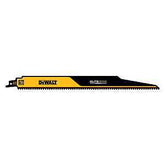 DEWALT ELITE SERIES DWAR156CT-1 Reciprocating Saw Blade, 1 in W, 12 in L, 6 TPI, Carbide Cutting Edge